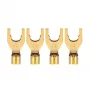 Разъем акустический AudioQuest P10M/G Spade Gold (40)
